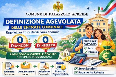 IMMAGINE COMUNE DI PALAZZOLO ACREIDE PER LA DEFINIZIONE AGEVOLATA 2026