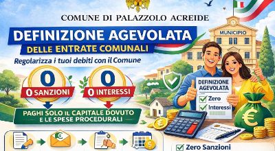 IMMAGINE COMUNE DI PALAZZOLO ACREIDE PER LA DEFINIZIONE AGEVOLATA 2026
